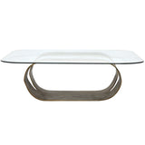 Livianna Coffee Table, Antique Brass by Dovetail at Eve Furniture