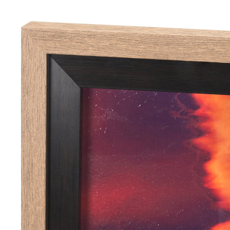 Livingston Peak by Gary Blatter a Hand Embelished Textured Framed Photo Art Print Matted under Glass by Mercana at Eve Furniture