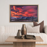 Livingston Peak by Gary Blatter a Hand Embelished Textured Framed Photo Art Print Matted under Glass by Mercana at Eve Furniture