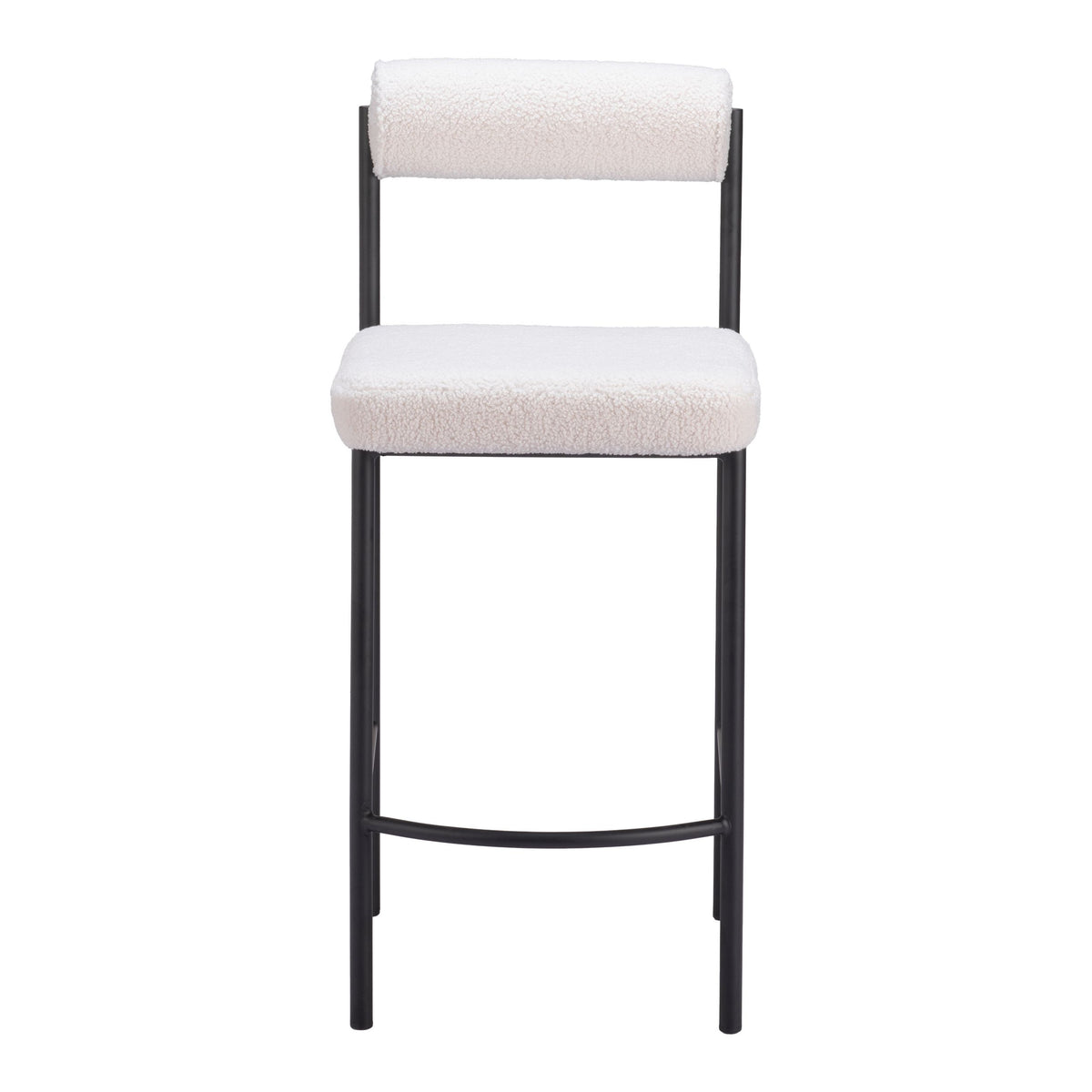 Livorno Counter Stool Ivory by Zuomod at Eve Furniture