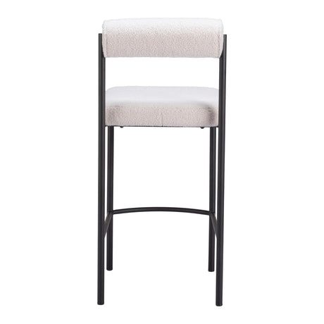 Livorno Counter Stool Ivory by Zuomod at Eve Furniture