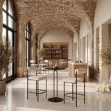 Livorno Ivory Counter Stool (Set of 2) by Zuomod at Eve Furniture