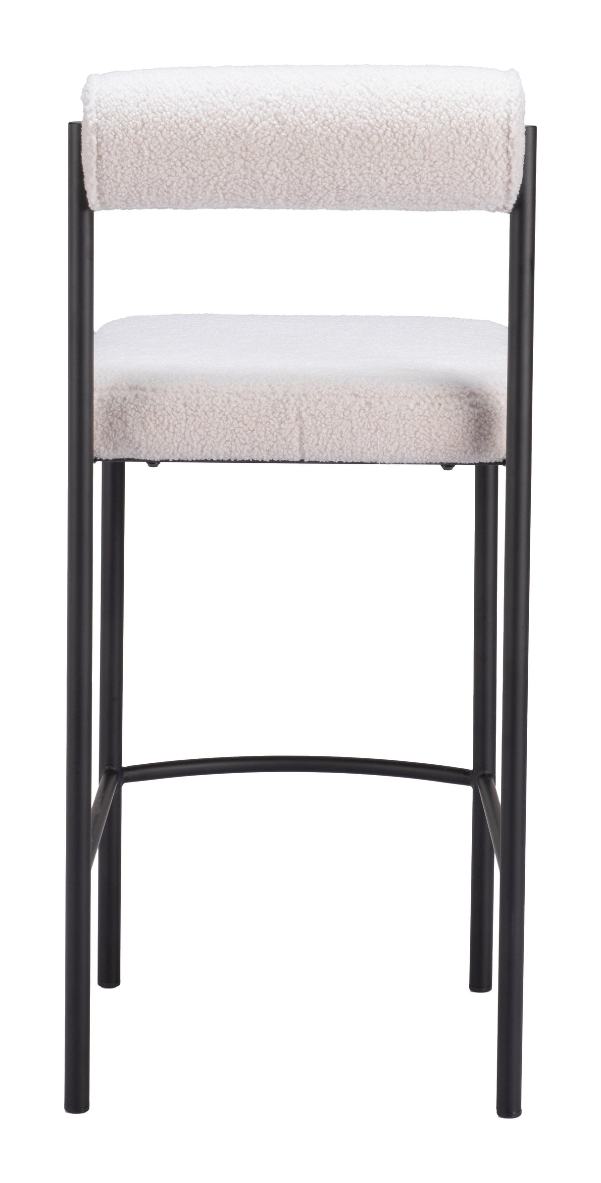 Livorno Ivory Counter Stool (Set of 2) by Zuomod at Eve Furniture