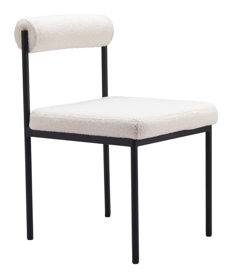Livorno Ivory Dining Chair by Zuomod at Eve Furniture