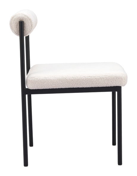 Livorno Ivory Dining Chair by Zuomod at Eve Furniture