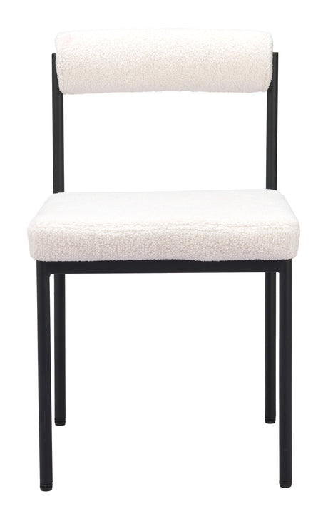 Livorno Ivory Dining Chair by Zuomod at Eve Furniture