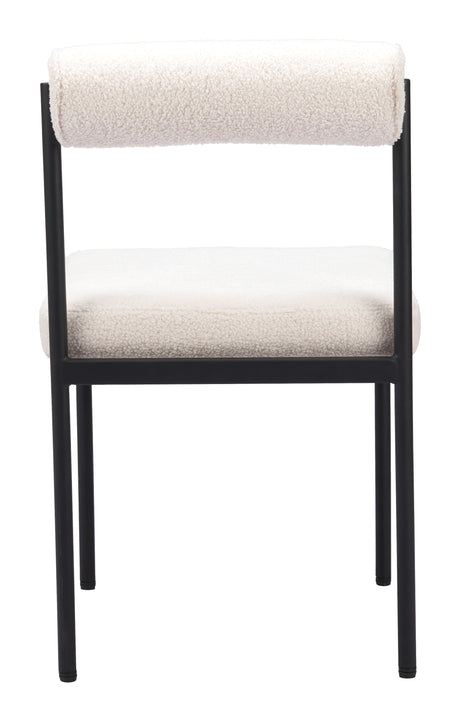 Livorno Ivory Dining Chair by Zuomod at Eve Furniture