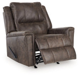 Lixtowel Walnut Recliner by Ashley at Eve Furniture