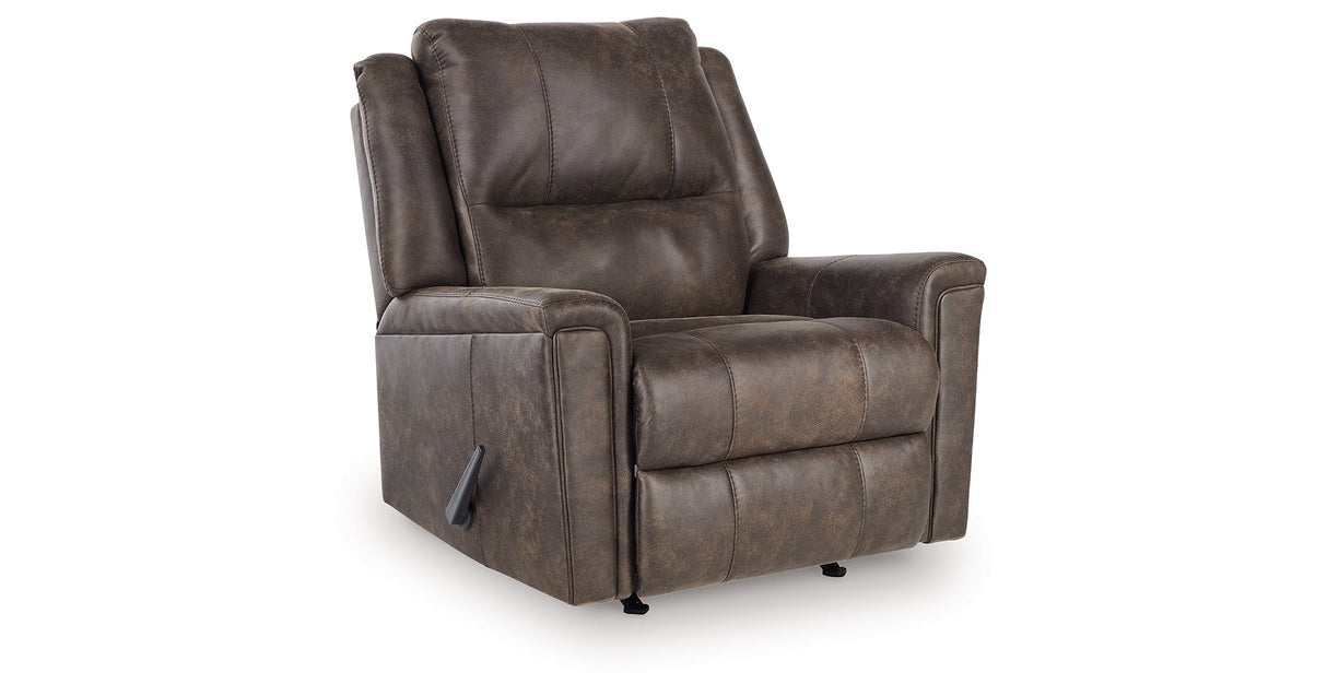 Lixtowel Walnut Recliner by ASHLEY FURNITURE at Eve Furniture