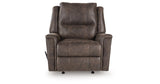 Lixtowel Walnut Recliner by ASHLEY FURNITURE at Eve Furniture