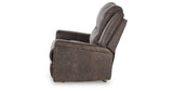 Lixtowel Walnut Recliner by ASHLEY FURNITURE at Eve Furniture