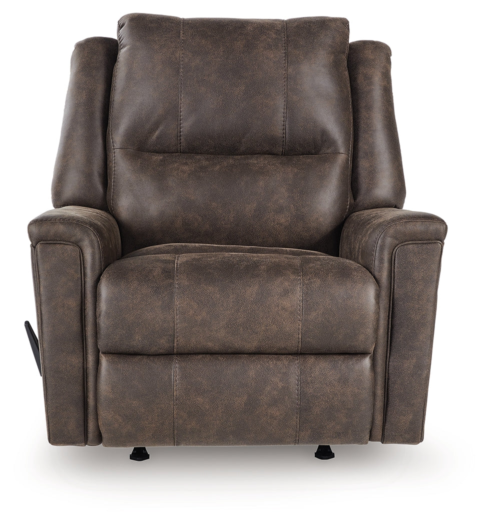Lixtowel Walnut Recliner by ASHLEY FURNITURE at Eve Furniture