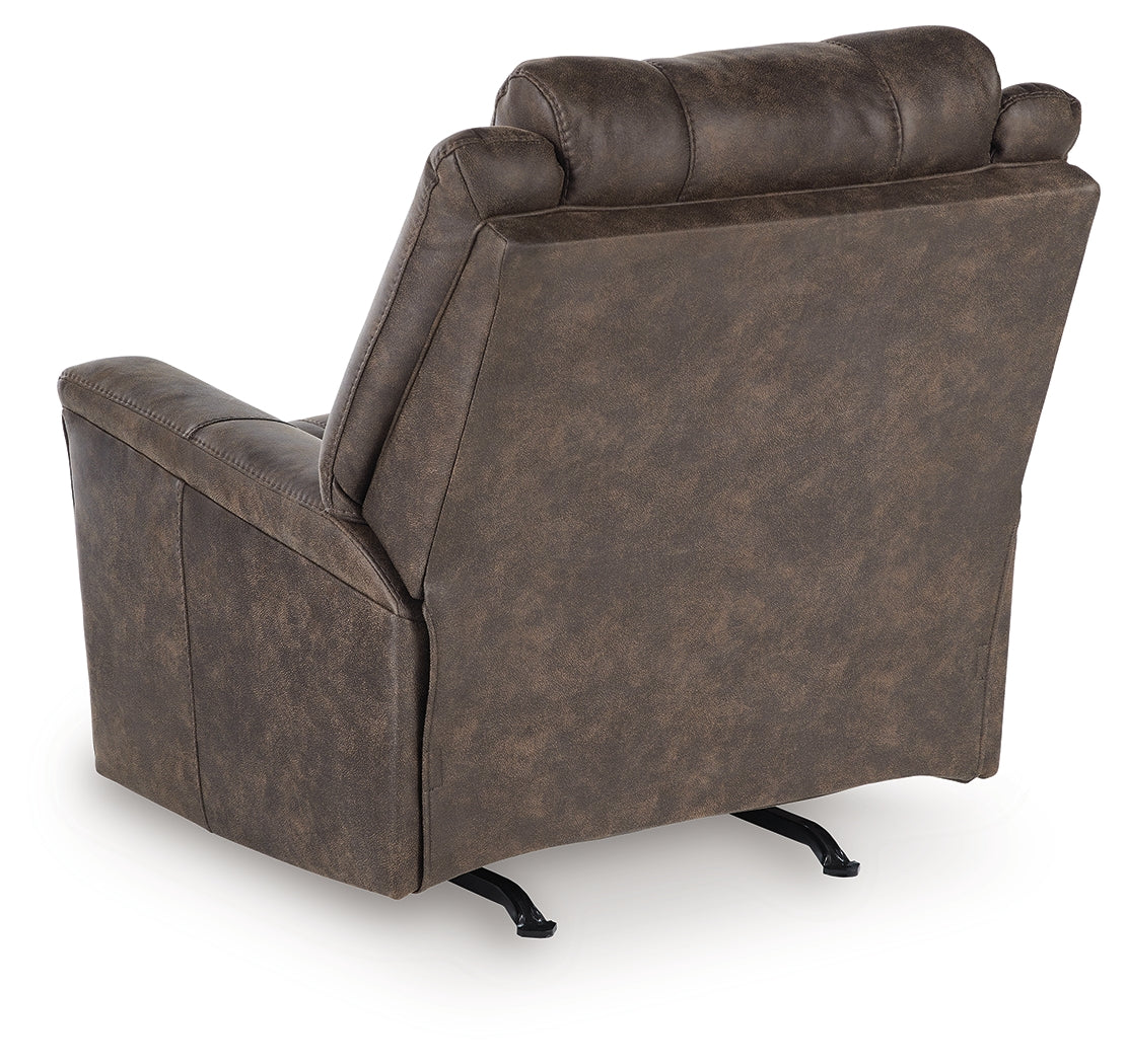 Lixtowel Walnut Recliner by ASHLEY FURNITURE at Eve Furniture