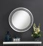 Lixue Silver Round Wall Mirror with LED Lighting by Coaster at Eve Furniture