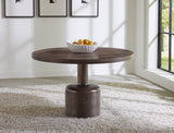 Liyana Natural Tan Solid Wood Round Dining Table by Modus Furniture at Eve Furniture