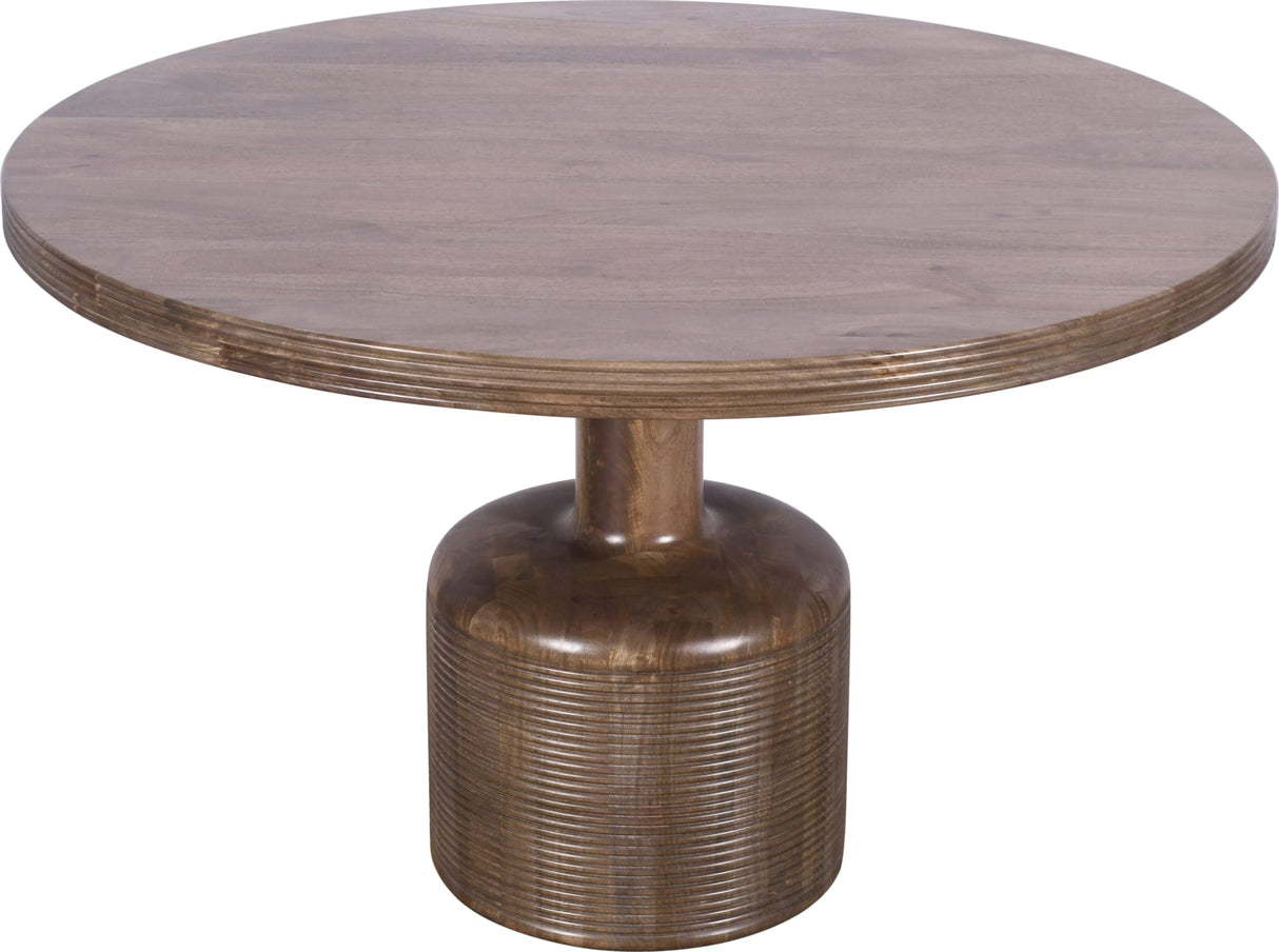 Liyana Natural Tan Solid Wood Round Dining Table by Modus Furniture at Eve Furniture