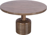 Liyana Natural Tan Solid Wood Round Dining Table by Modus Furniture at Eve Furniture