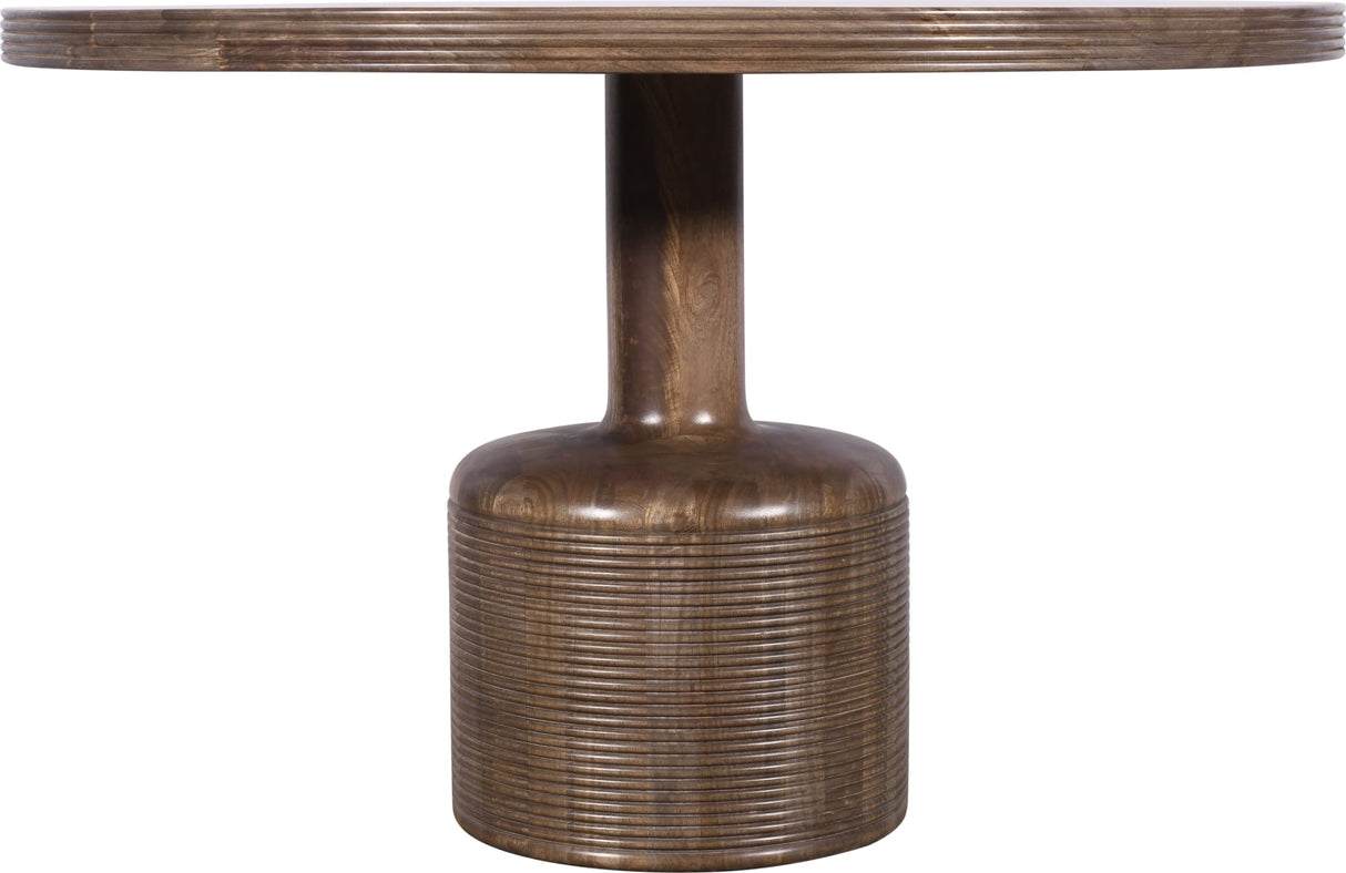 Liyana Natural Tan Solid Wood Round Dining Table by Modus Furniture at Eve Furniture