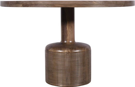 Liyana Natural Tan Solid Wood Round Dining Table by Modus Furniture at Eve Furniture
