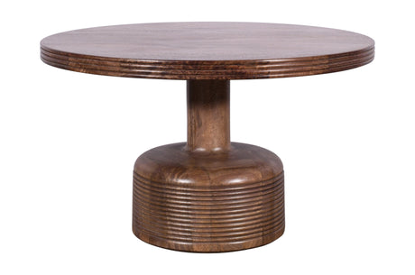Liyana Solid Wood Round Coffee Table in Natural Tan by Modus Furniture at Eve Furniture
