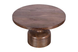 Liyana Solid Wood Round Coffee Table in Natural Tan by Modus Furniture at Eve Furniture