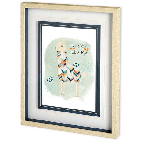 Llama Squad I by June Erica Vess a Framed Art Print Matted under Glass by Mercana at Eve Furniture