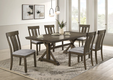 Lloyd Brown Dining Side Chair, Set of 2 by Crown Mark at Eve Furniture