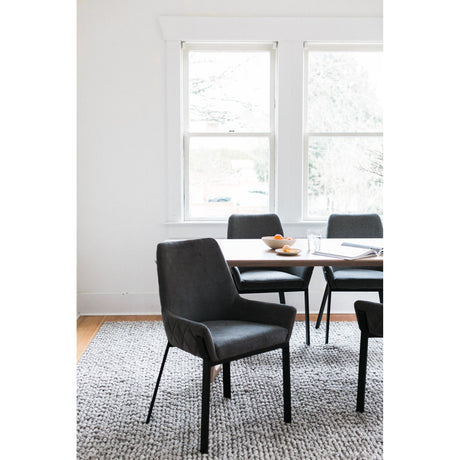 Lloyd Dark Grey Dining Chair (Set of 2) by MOES at Eve Furniture