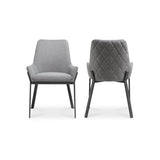 Lloyd Dark Grey Dining Chair (Set of 2) by MOES at Eve Furniture