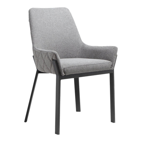 Lloyd Dark Grey Dining Chair (Set of 2) by MOES at Eve Furniture
