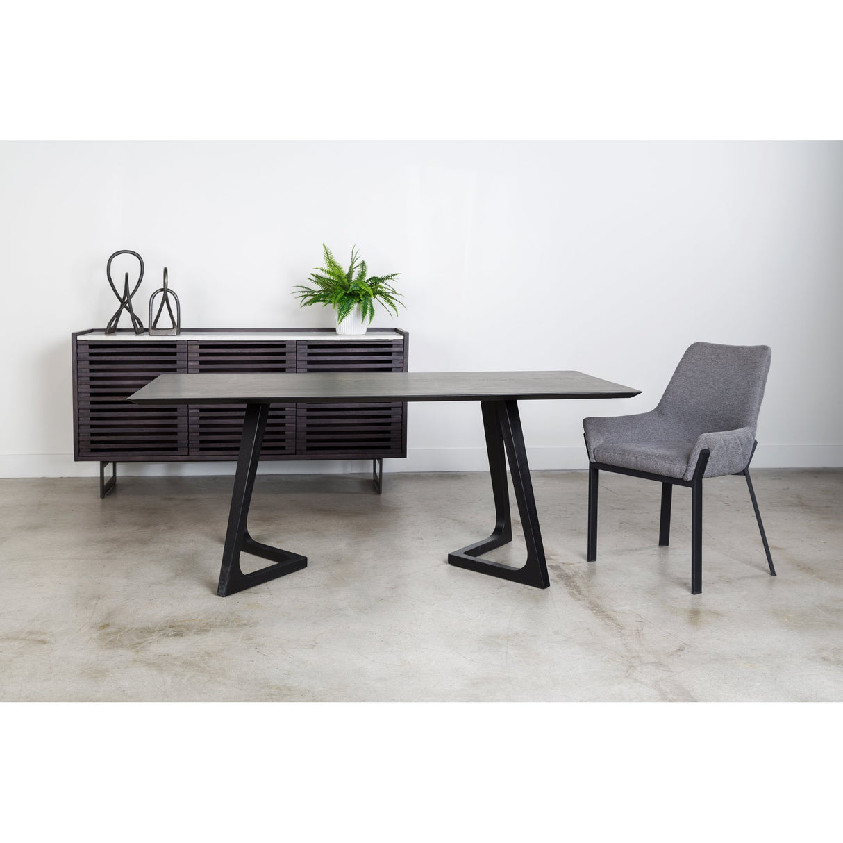 Lloyd Dark Grey Dining Chair (Set of 2) by MOES at Eve Furniture