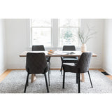 Lloyd Dark Grey Dining Chair (Set of 2) by Moe's Home at Eve Furniture