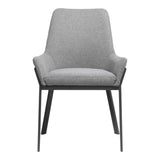 Lloyd Dark Grey Dining Chair (Set of 2) by Moe's Home at Eve Furniture