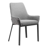 Lloyd Dark Grey Dining Chair (Set of 2) by Moe's Home at Eve Furniture