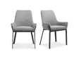 Lloyd Dark Grey Dining Chair (Set of 2) by Moe's Home at Eve Furniture