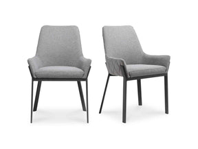 Lloyd Dark Grey Dining Chair (Set of 2) by Moe's Home at Eve Furniture
