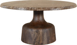 Lloyd Tamarind/Brown Marble Coffee Table by Modus Furniture at Eve Furniture