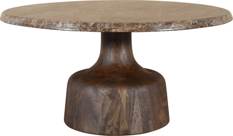 Lloyd Tamarind/Brown Marble Coffee Table by Modus Furniture at Eve Furniture