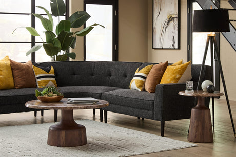 Lloyd Tamarind/Brown Marble Coffee Table by Modus Furniture at Eve Furniture
