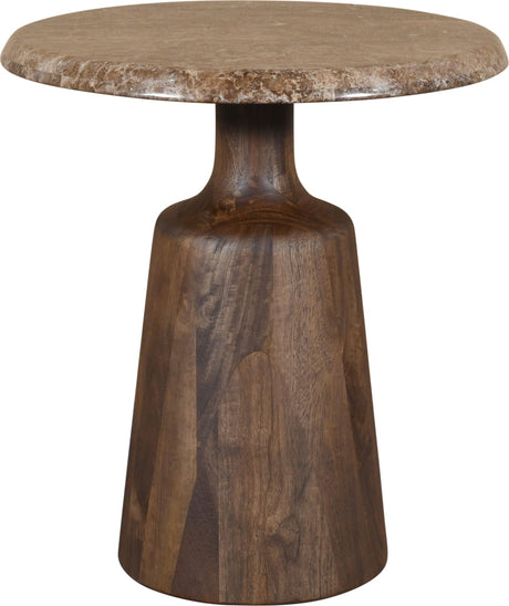 Lloyd Tamarind/Brown Marble End Table by Modus Furniture at Eve Furniture
