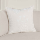 LN Abbey Ivory 22x22 Throw Pillow (Set of 2) by Classic Home at Eve Furniture