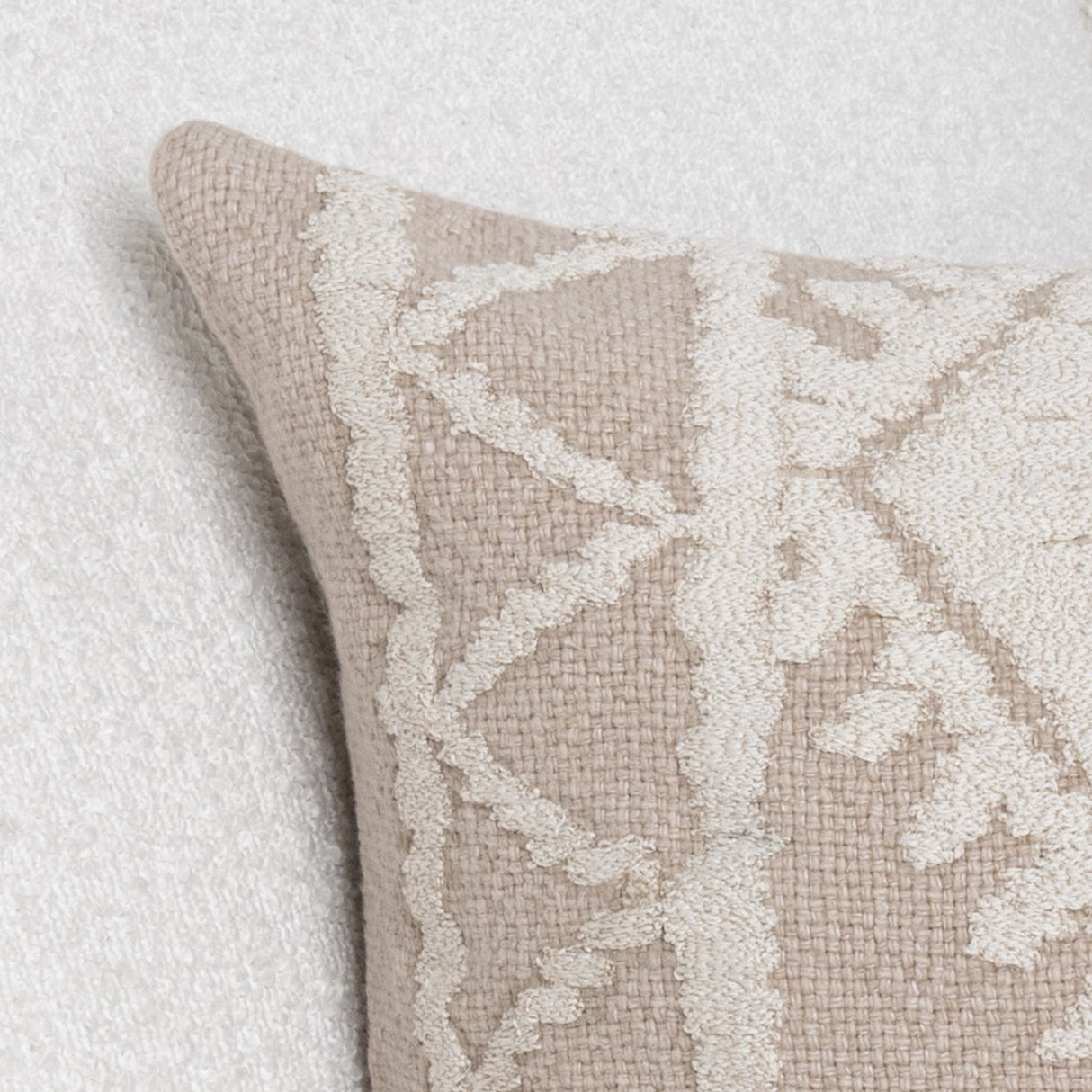LN Abbey Mocha Cream/Ivory 14x26 Throw Pillow (Set of 2) by Classic Home at Eve Furniture