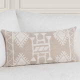 LN Abbey Mocha Cream/Ivory 14x26 Throw Pillow (Set of 2) by Classic Home at Eve Furniture