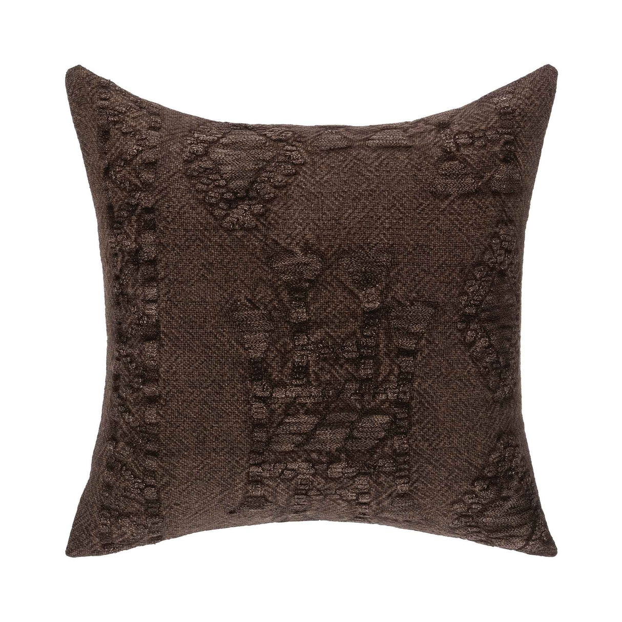 LN Abbey Sierra Brown 22x22 Throw Pillow (Set of 2) by Classic Home at Eve Furniture