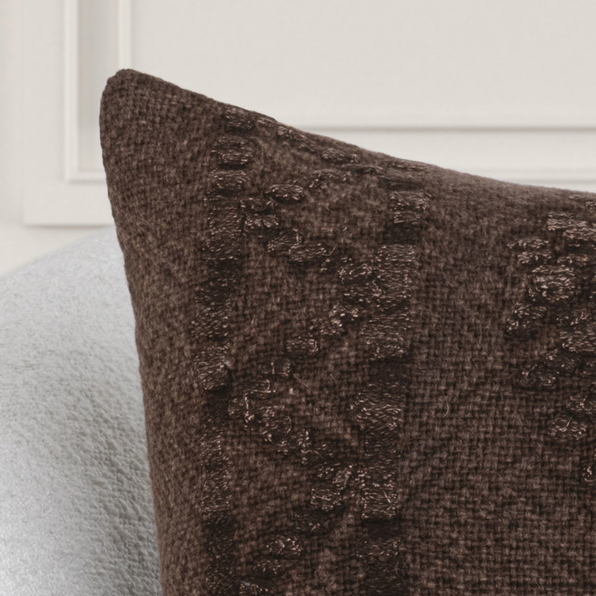 LN Abbey Sierra Brown 22x22 Throw Pillow (Set of 2) by Classic Home at Eve Furniture
