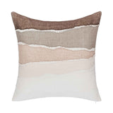 LN Bikram Ivory/Mocha Cream 22x22 Throw Pillow (Set of 2) by Classic Home at Eve Furniture