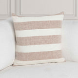 LN Eleanor Natural/Ivory 22x22 Throw Pillow (Set of 2) by Classic Home at Eve Furniture