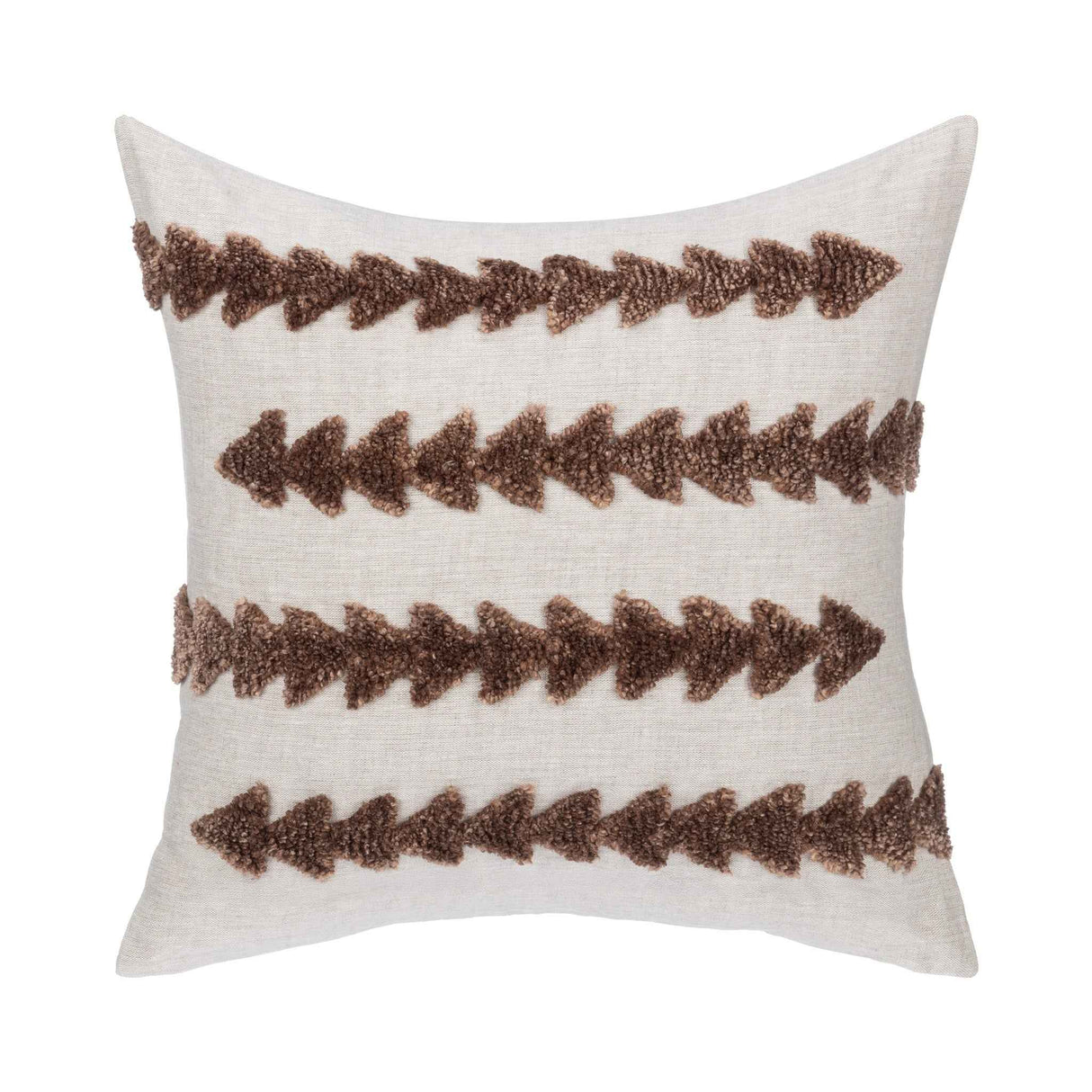 LN Essay Frothed Brown 22x22 Throw Pillow (Set of 2) by Classic Home at Eve Furniture