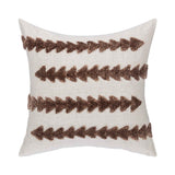 LN Essay Frothed Brown 22x22 Throw Pillow (Set of 2) by Classic Home at Eve Furniture