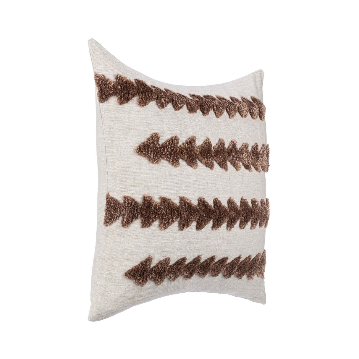 LN Essay Frothed Brown 22x22 Throw Pillow (Set of 2) by Classic Home at Eve Furniture